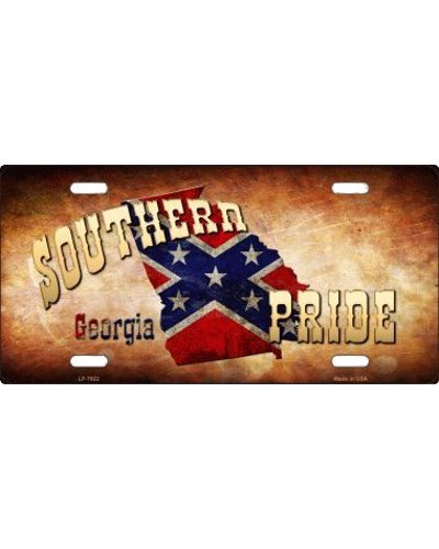 Southern Pride Georgia no fade car tag